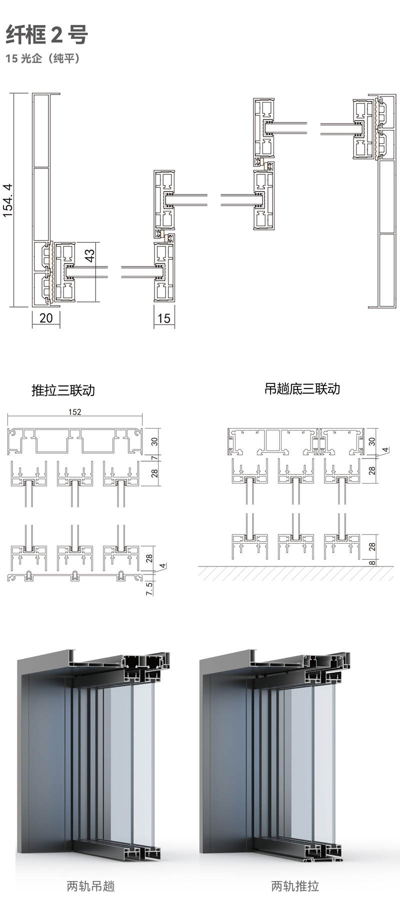 纤框极窄门